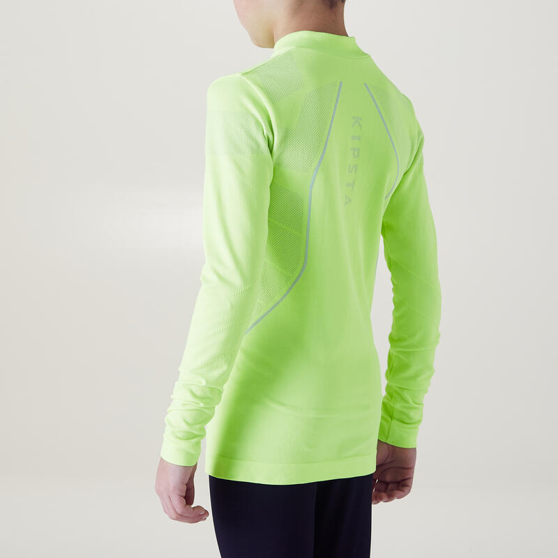 Sous-vêtement enfant Keepdry 500 jaune fluo