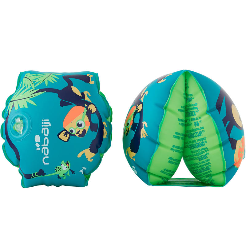 Brassards de natation imprimé « SINGE » enfants 24-66 lb Brassards de natation imprimé « SINGE » enfants 24-66 lb
