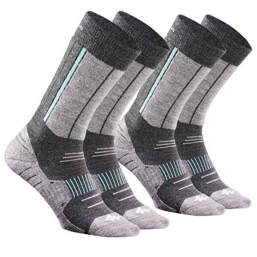 
      Wandersocken SH520 X-Warm Halbhoch Erwachsene grau/ice
  