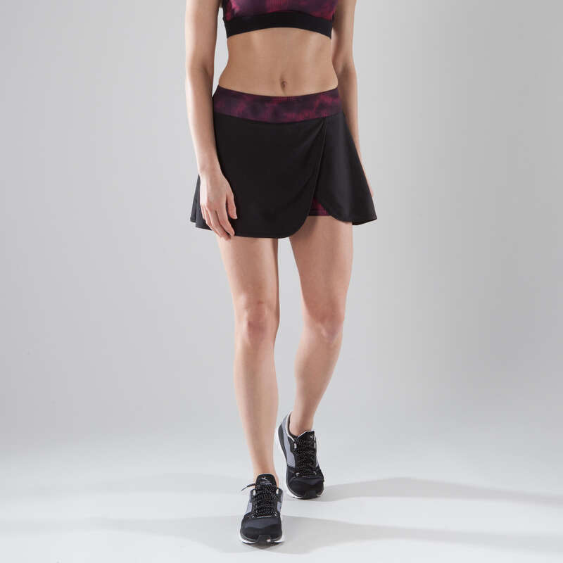 FITNESS CARDIO CONFIRMED WOMAN CLOTHING Clothing - 500 Cardio Fitness Skort DOMYOS - Bottoms