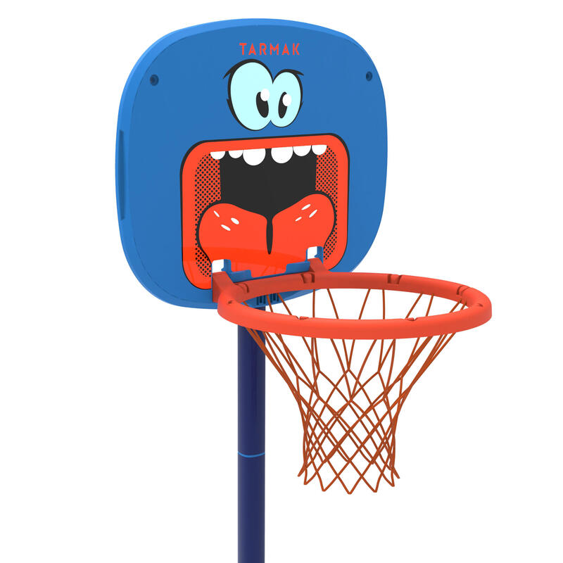 Canasta de baloncesto para niños K100 Monstre azul. 0,9 m a 1,2 m. Hasta 5 años.