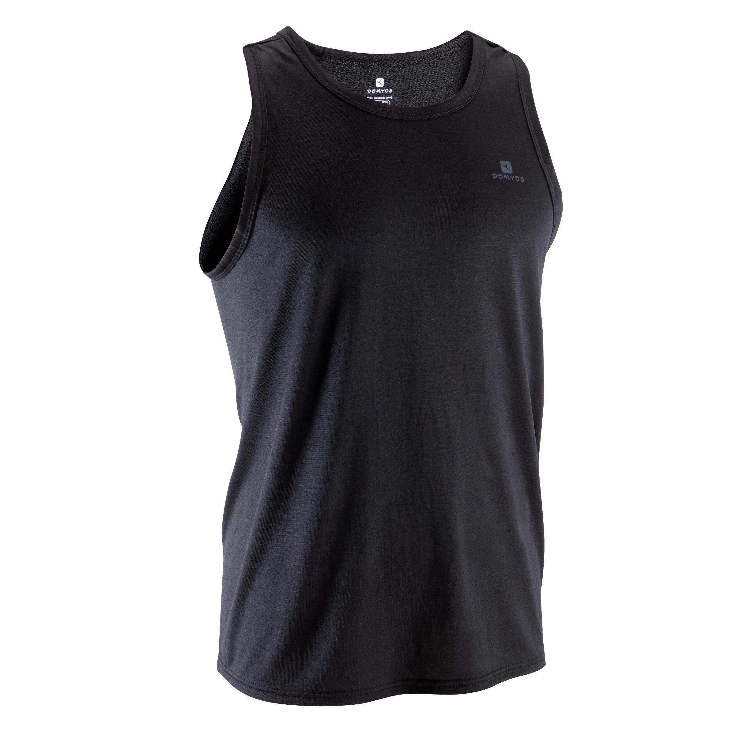 DOMYOS Energy Cardio Fitness Tank Top - Black