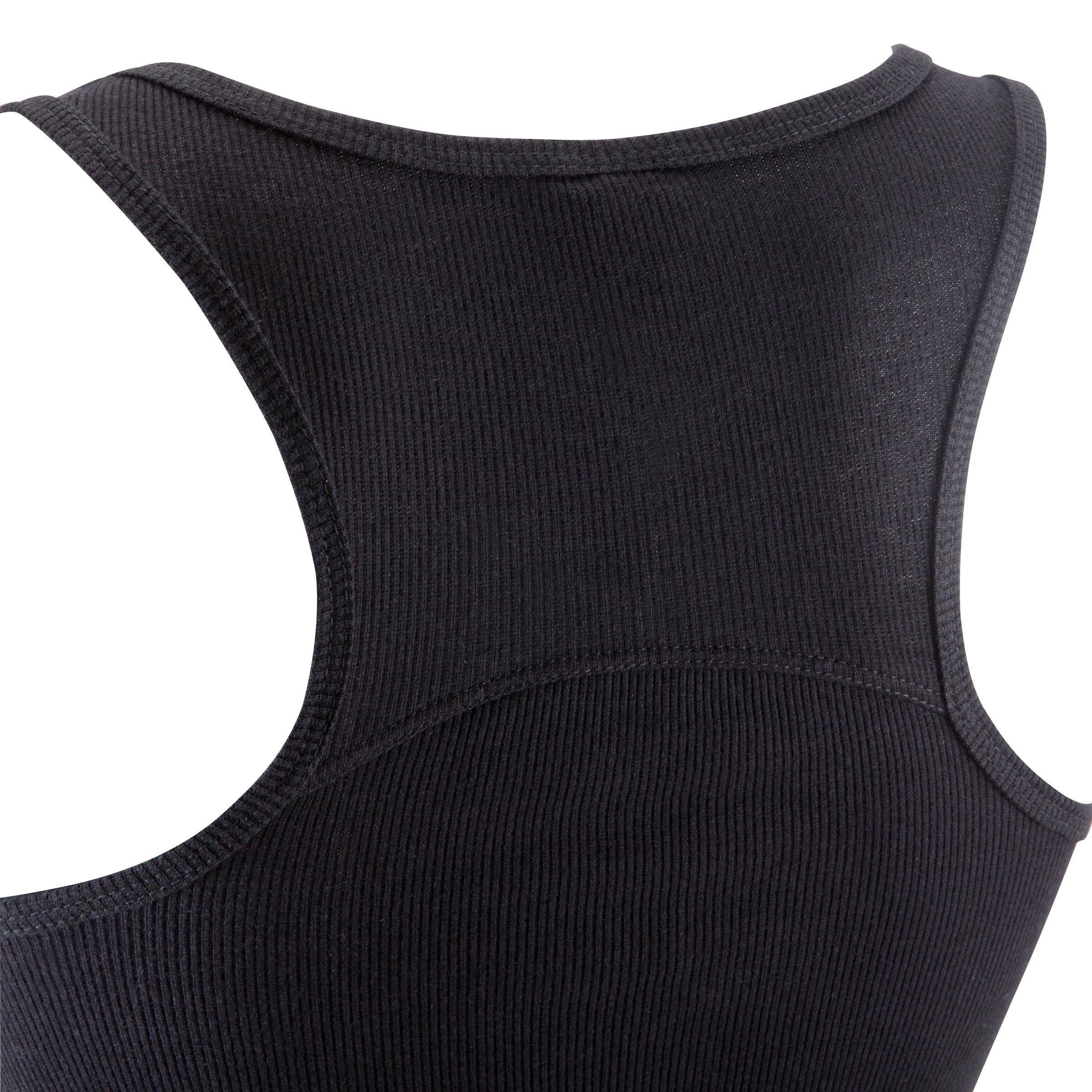 500 Women's Gentle Gym & Pilates Tank Top - Black 6/12