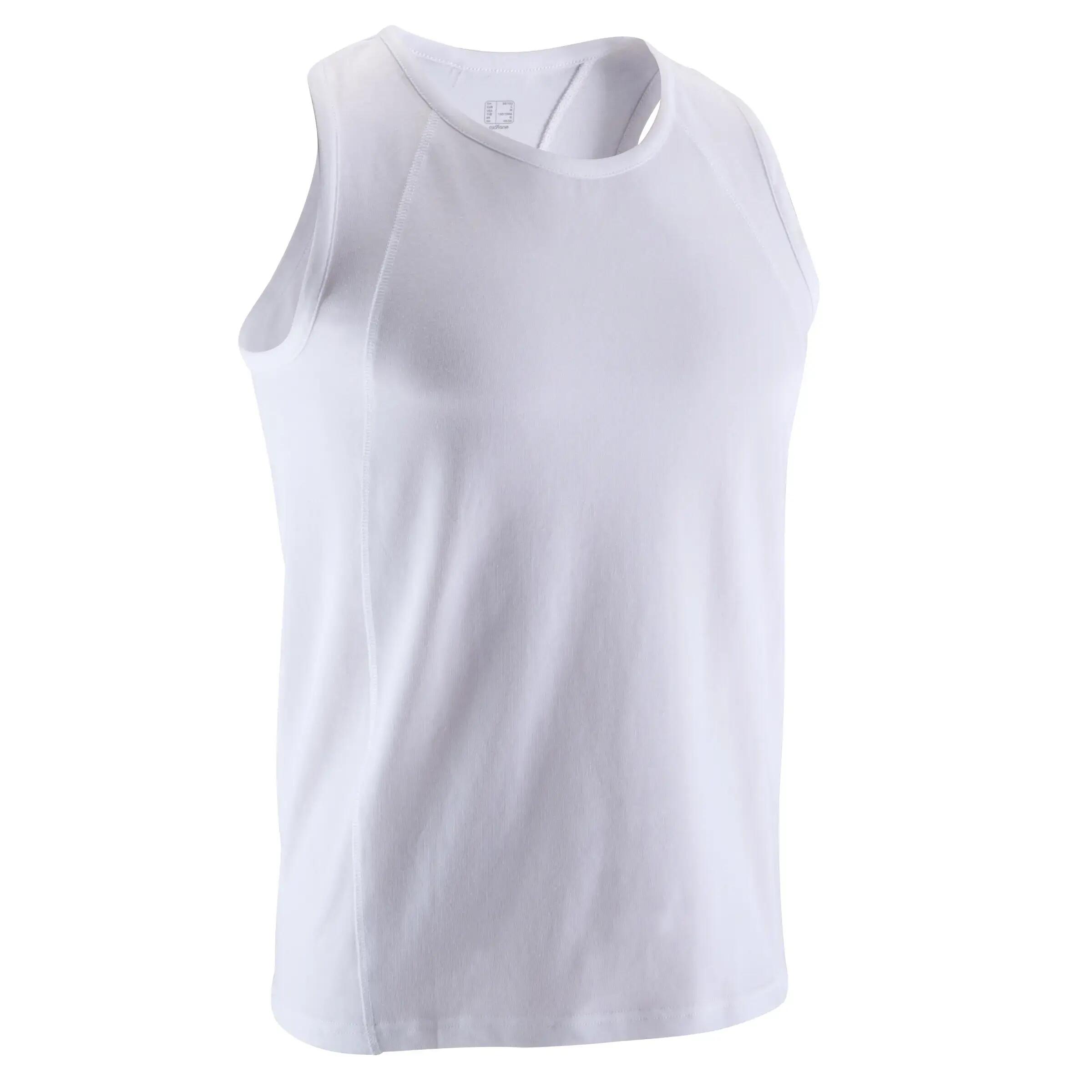 Dry Skin Bodybuilding Tank Top - White 1/12
