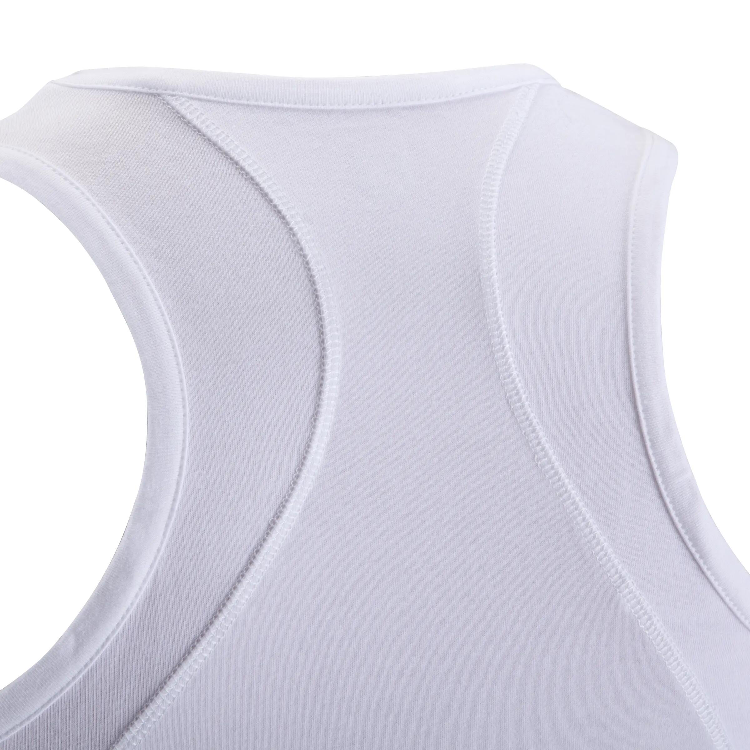 Dry Skin Bodybuilding Tank Top - White 7/12