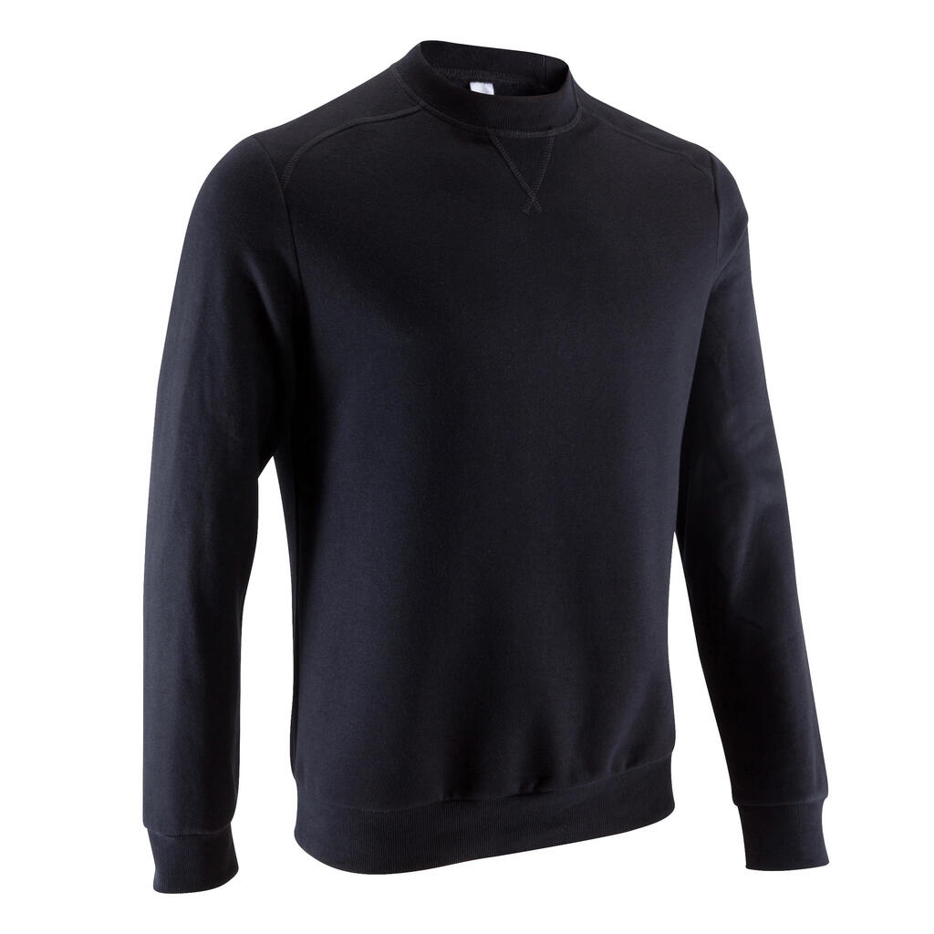 Bodybuilding crew-neck sweatshirt - black