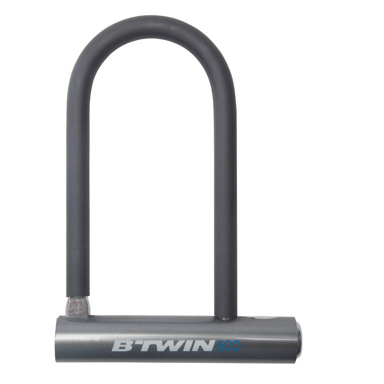 500 Bike Mini D Lock - Grey