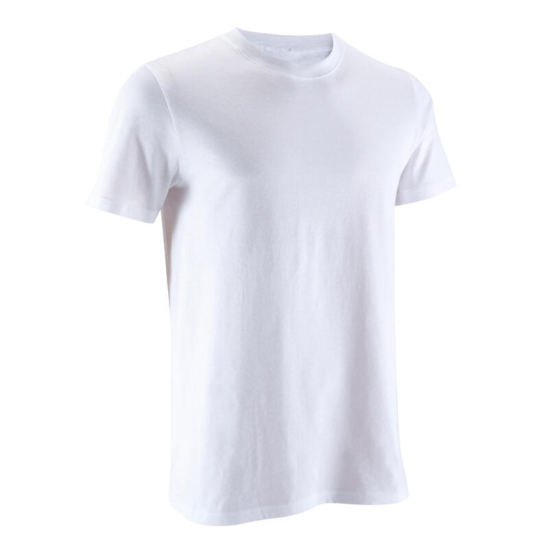 Men's Pure Cotton T-Shirt Sportee - White