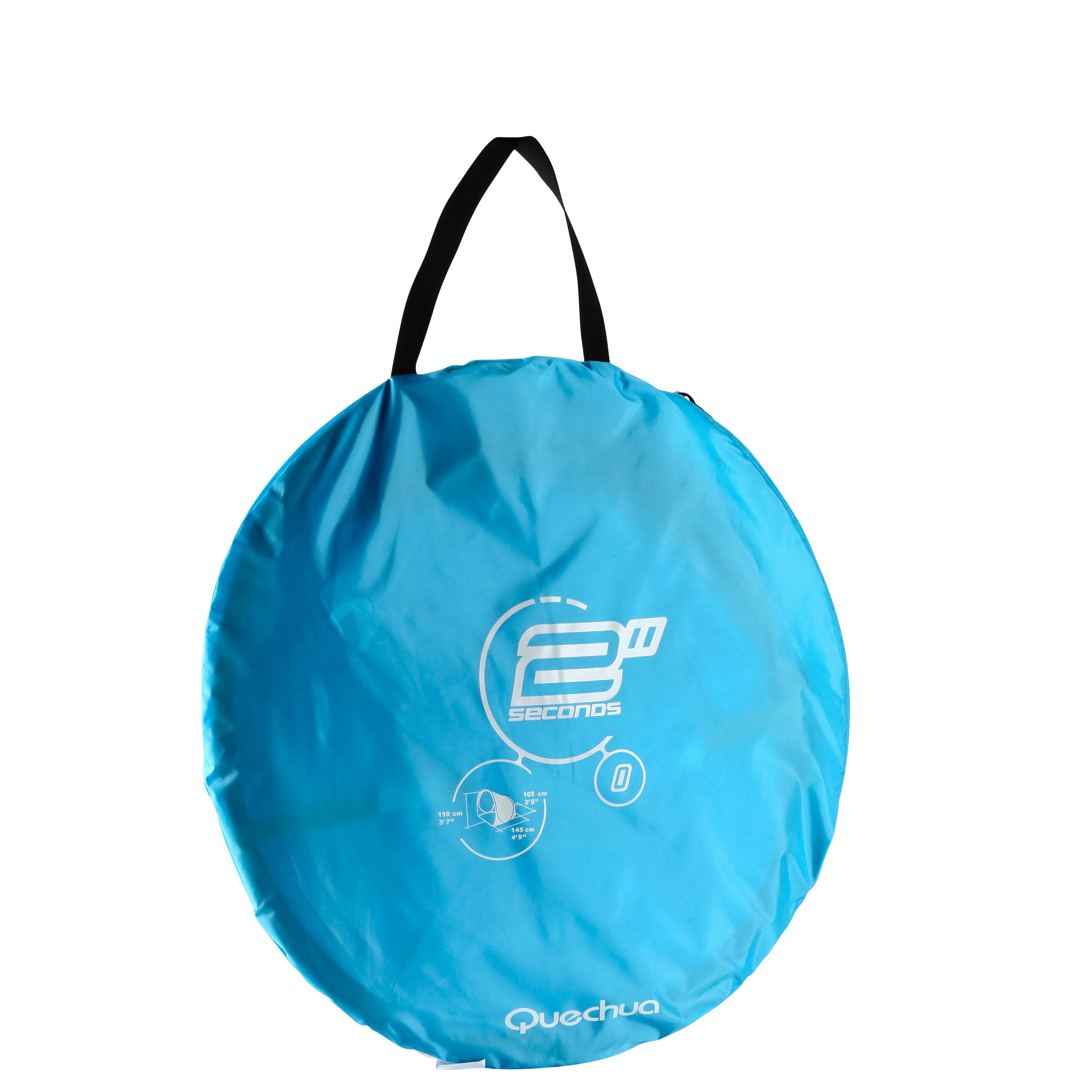 Parasole Da Campeggio 2 Seconds Azzurro 1 Adulto O 2 Bambini Quechua Decathlon