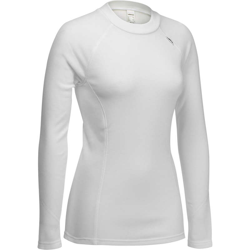 WEDZE Simple Warm Women's Top - White | Decathlon