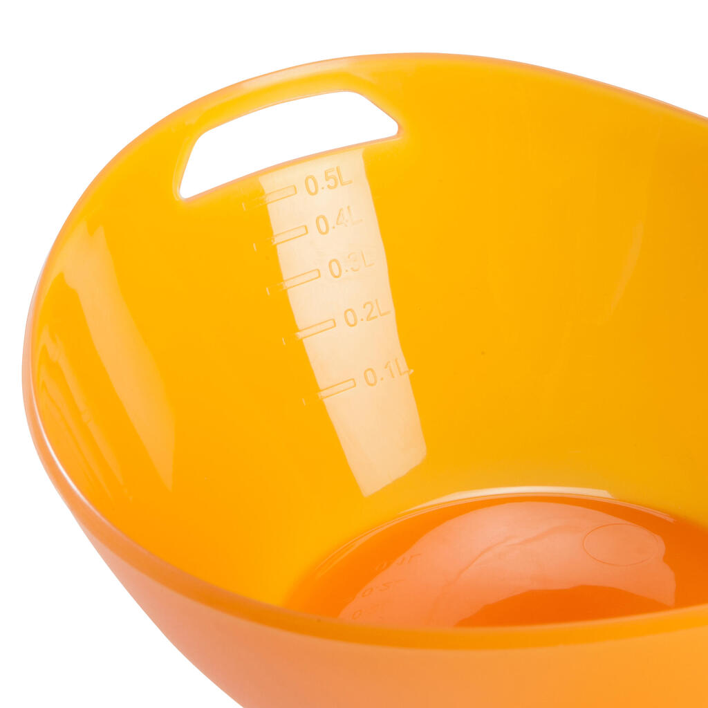 0,4 l plastična skleda za kampiranje in pohodništvo