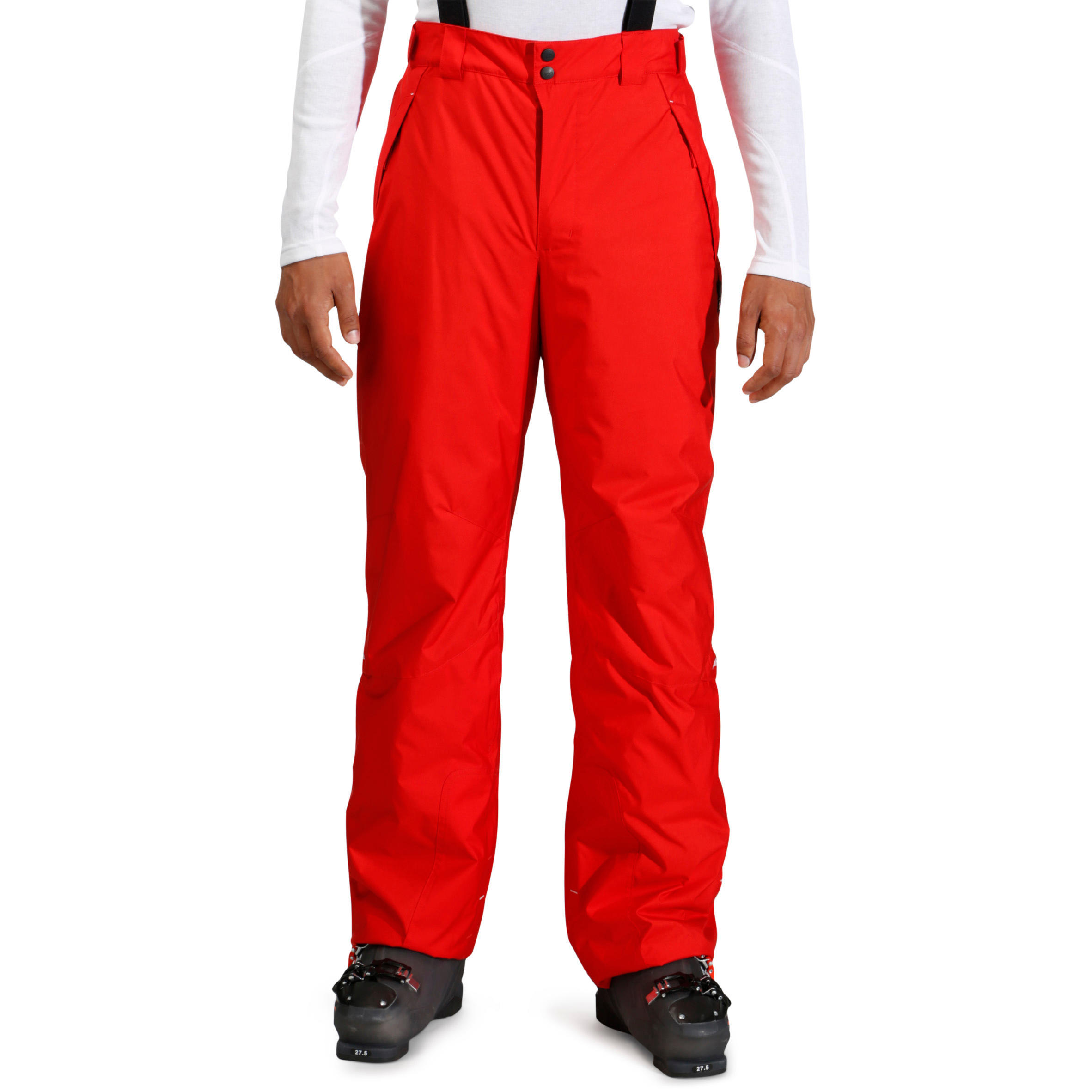 SLIDE 300 MEN'S SKI TROUSERS - RED 2/13