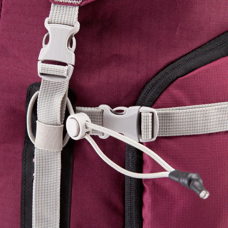 Жіночий рюкзак для трекінгу в горах з системою Easyfit, 50 л - Пурпуровий