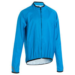 Veste Coupe-pluie vélo enfant 300 bleu