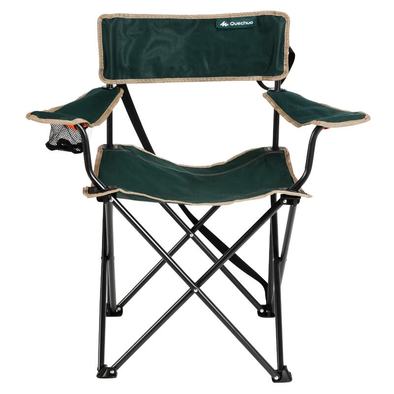 Scaun de camping cu cotieră, pliant și confortabil