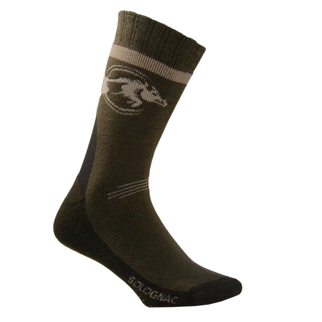 Jagdsocken Winter Mid Wilschwein braun