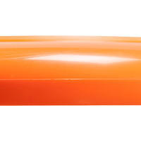 D90 skraidanti lėkštė – oranžinė su geometriniu raštu