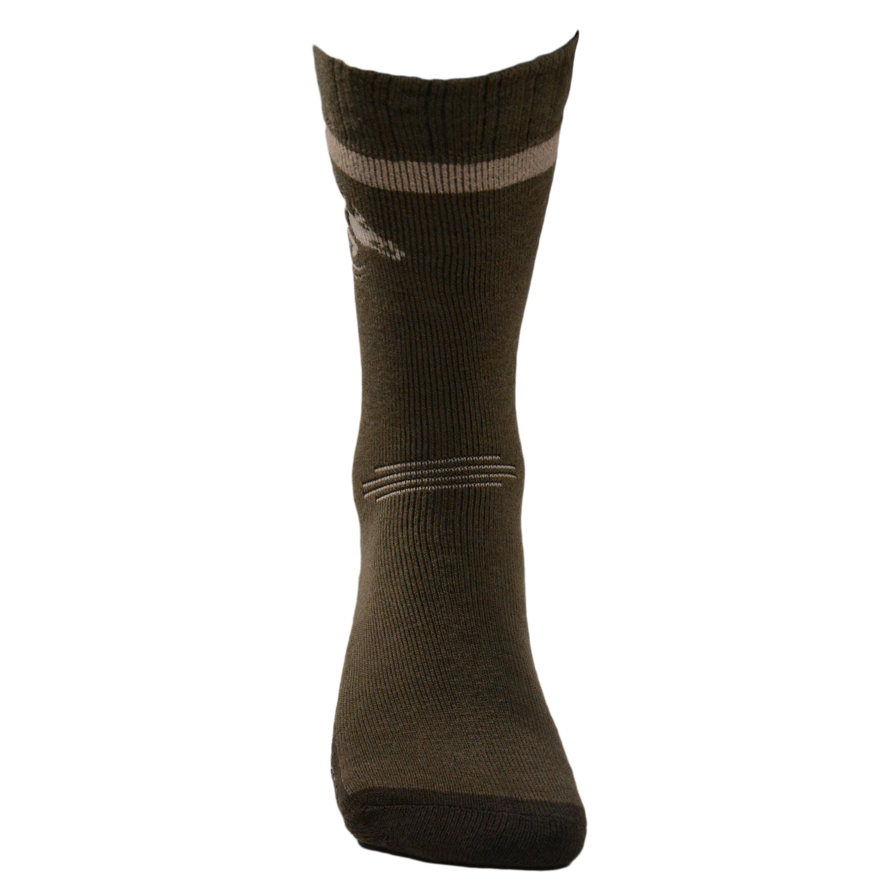 Winter Mid Boar Socks for Hunting - Brown 4/9