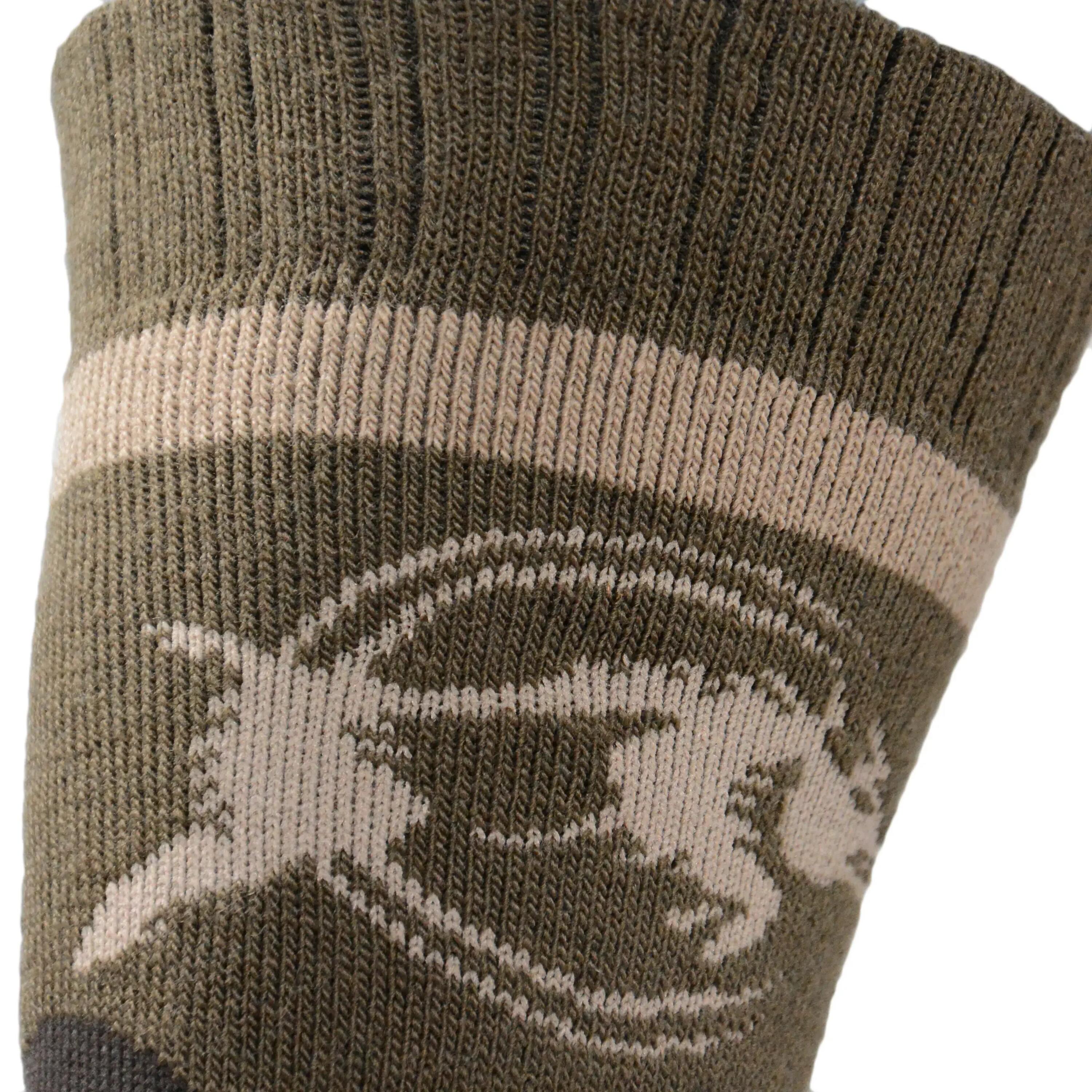 Winter Mid Boar Socks for Hunting - Brown 8/9