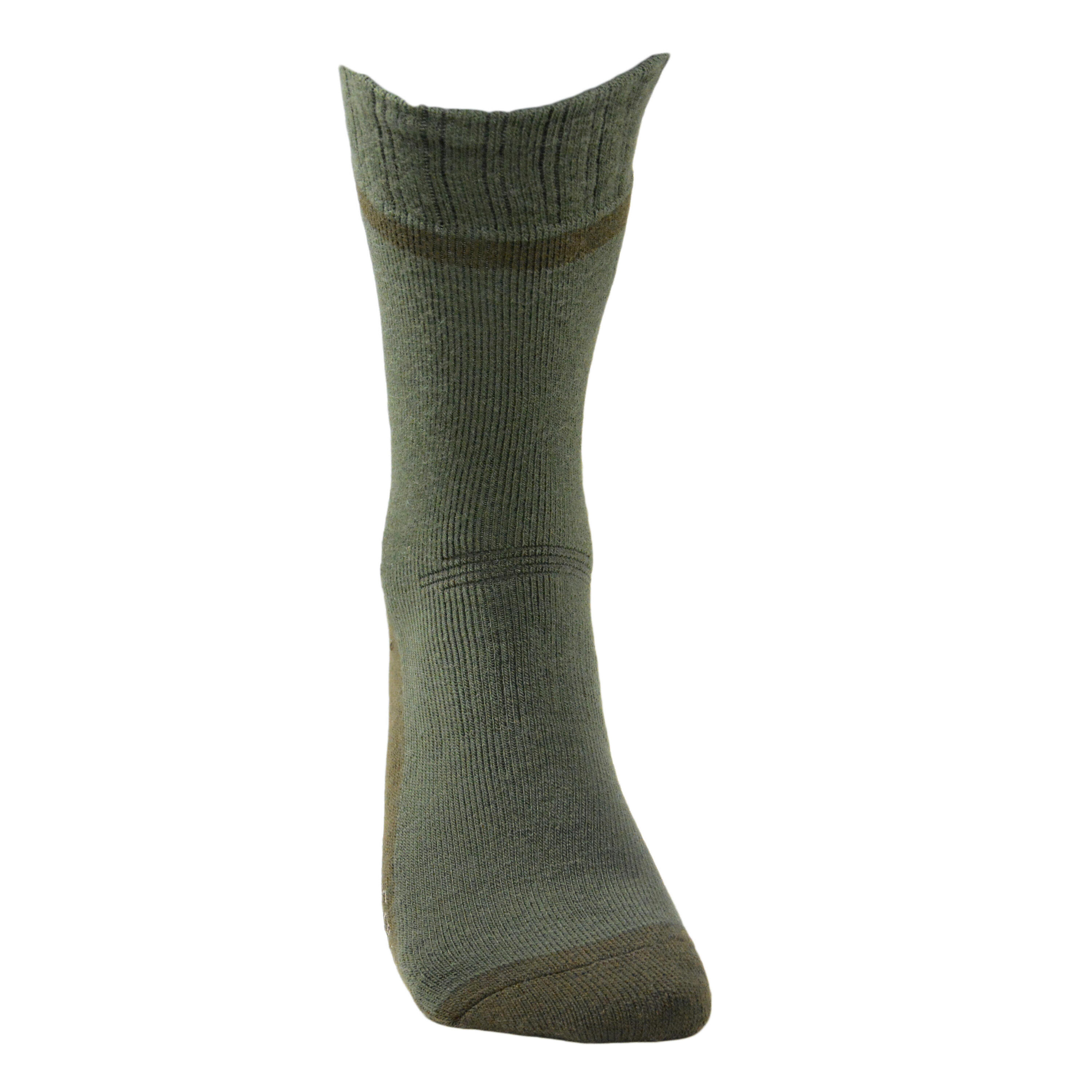 Winter mid warm hunting socks x2 brown 5/19