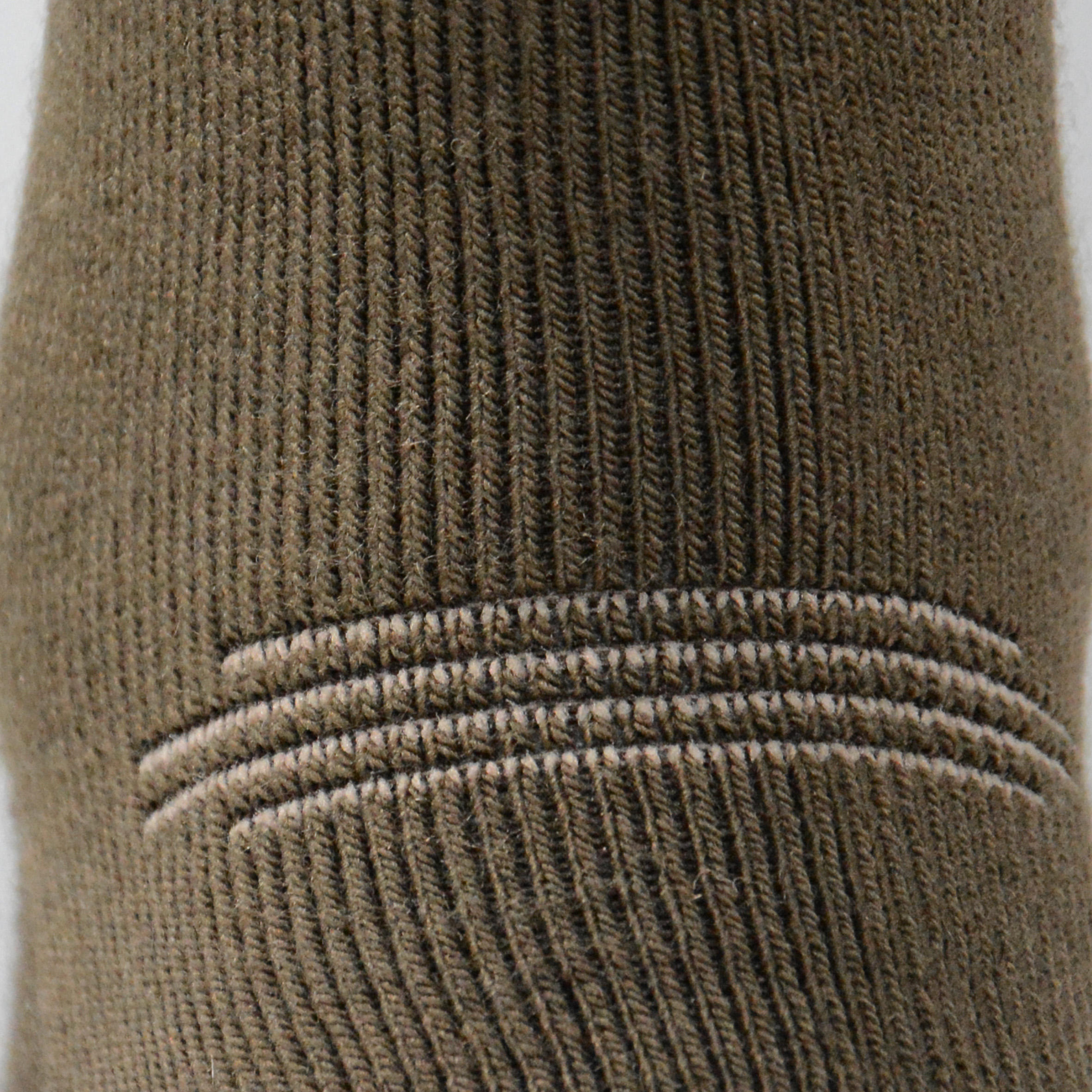 Winter mid warm hunting socks x2 brown 19/19