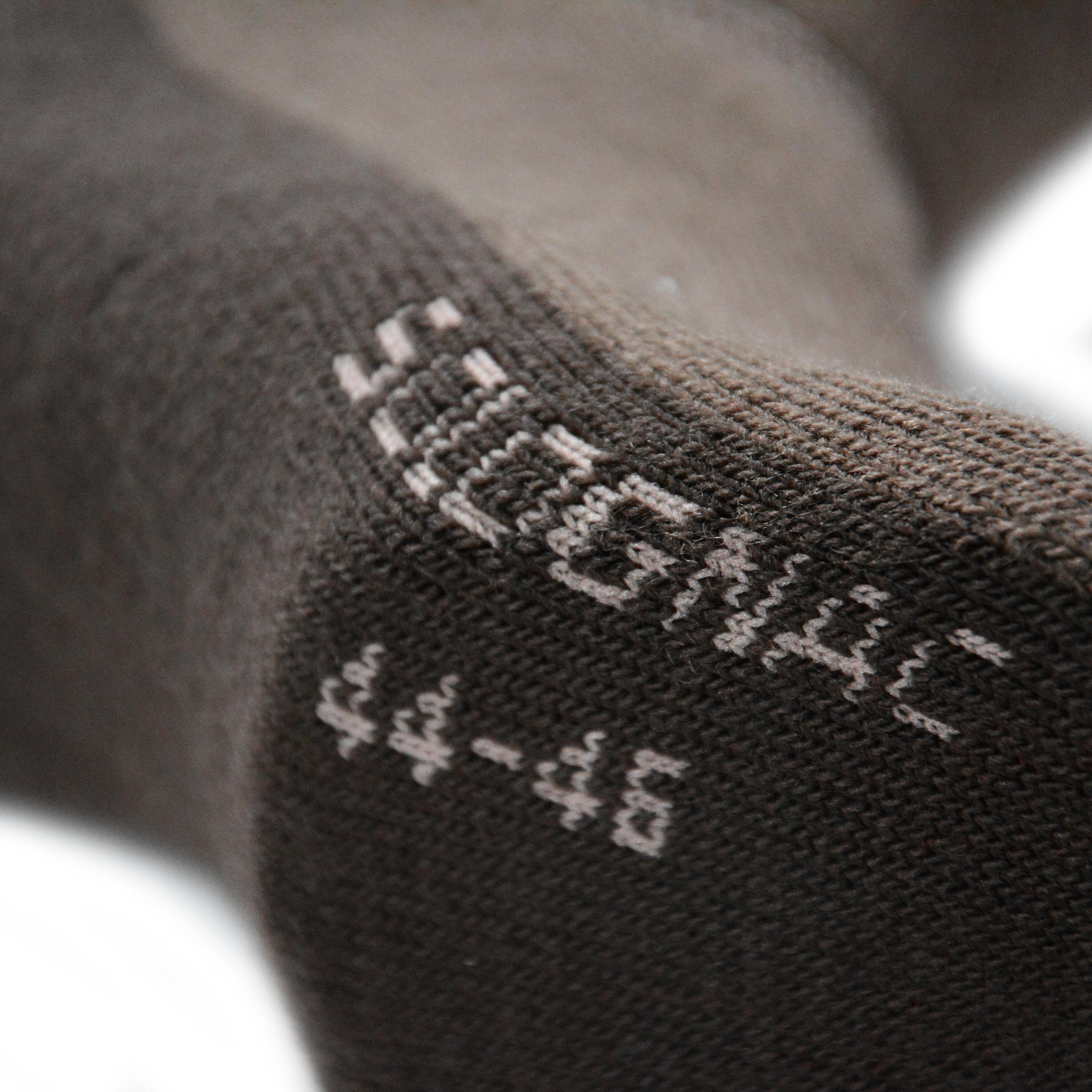 Winter mid warm hunting socks x2 brown 17/19