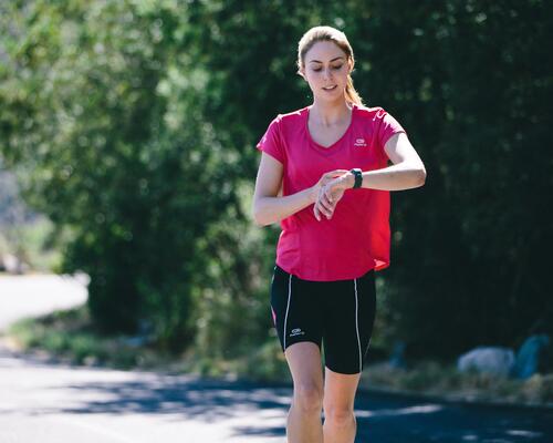 courir avec une montre cardio