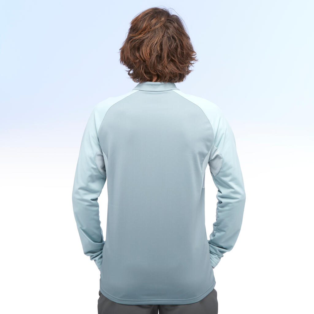 Langarmshirt Winterwandern SH100 Warm Herren blau