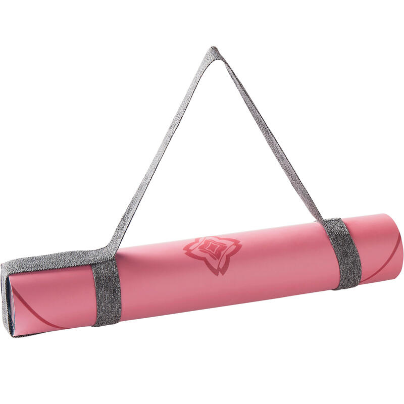 Studio Dynamic Yoga Mat 5mm Pink Domyos By Decathlon