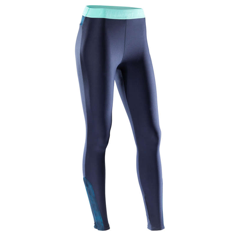 DOMYOS 500 Women's Cardio Fitness Leggings - Navy Blue...