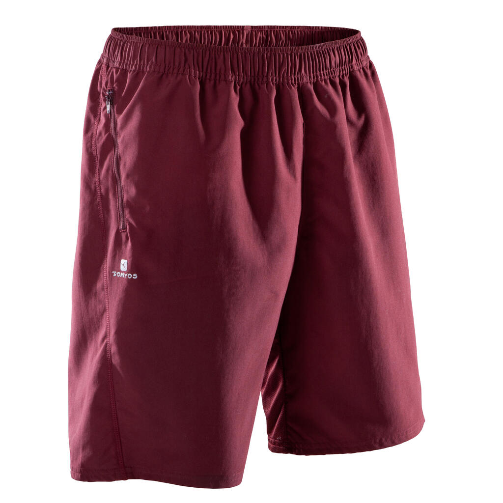 Fst 120 cardio fitness shorts - burgundy/print