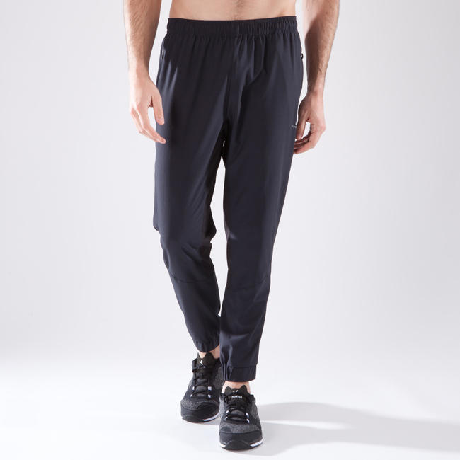 Men's Regular-Fit Stretchable Fitness Pant - Black