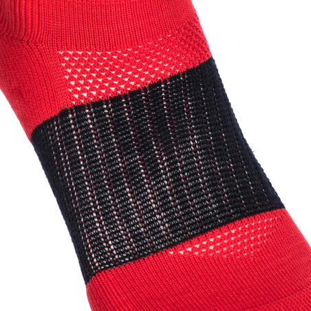 Knee-Length Rugby Socks R500 - Red