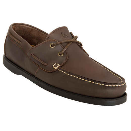 
      CRUISE 500 Men's non-slip boat shoes - dark brown
  