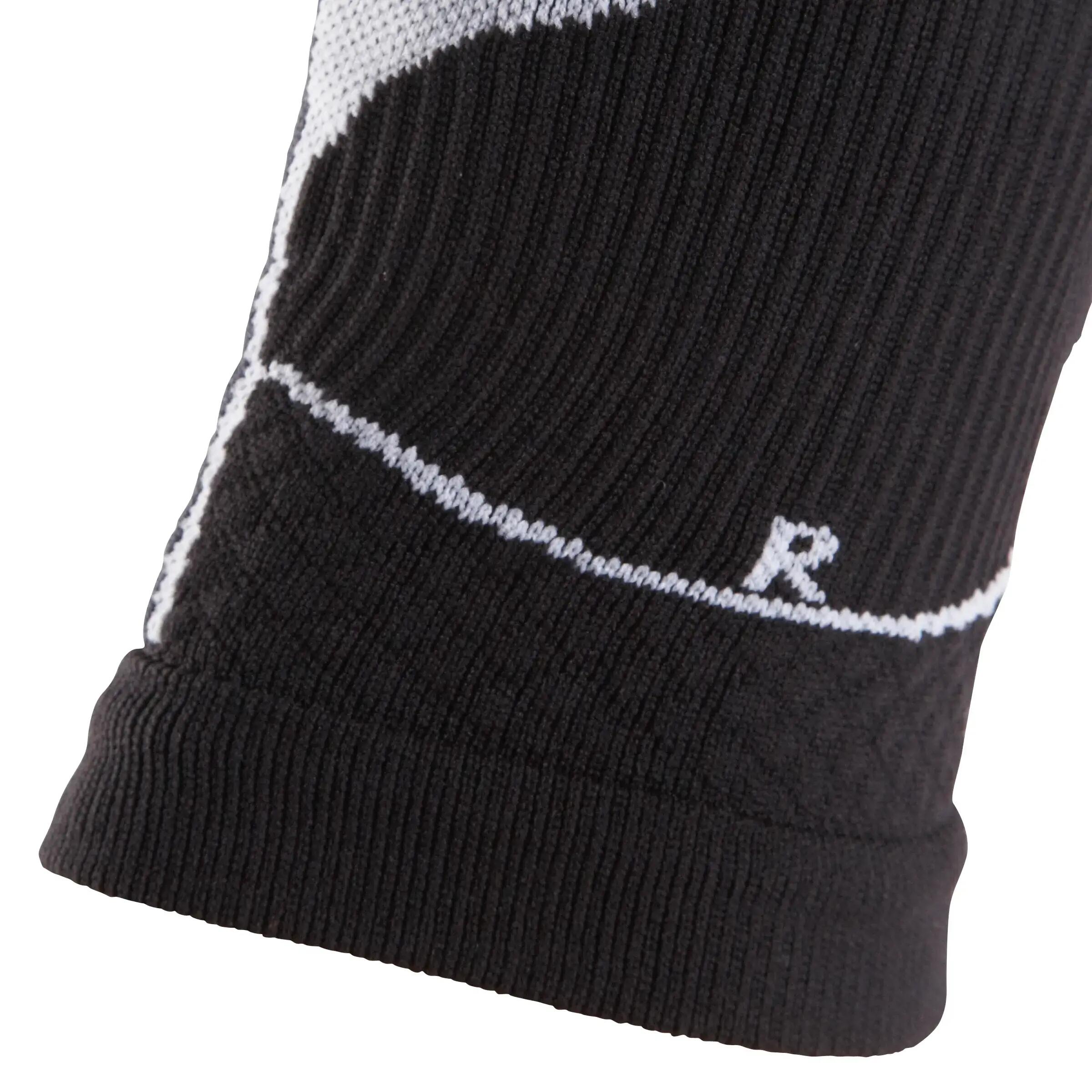 KANERGY RUNNING LEG SLEEVES BLACK RED 3/7