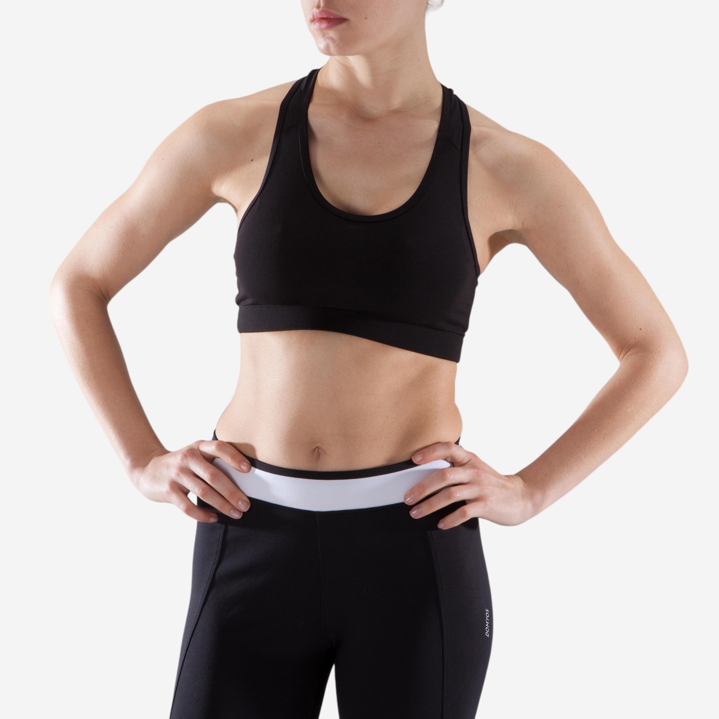 camiseta sujetador decathlon