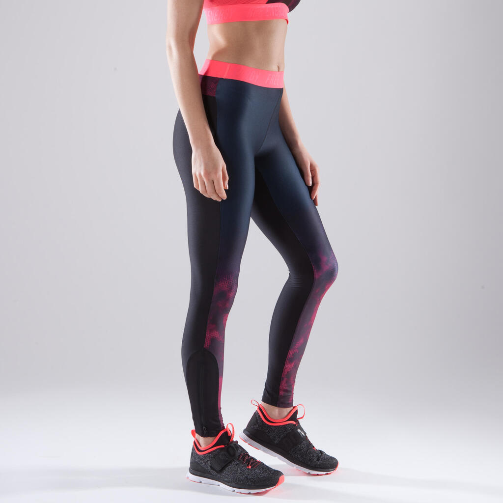 Leggings FTI 500 Fitness Cardio Damen bordeaux