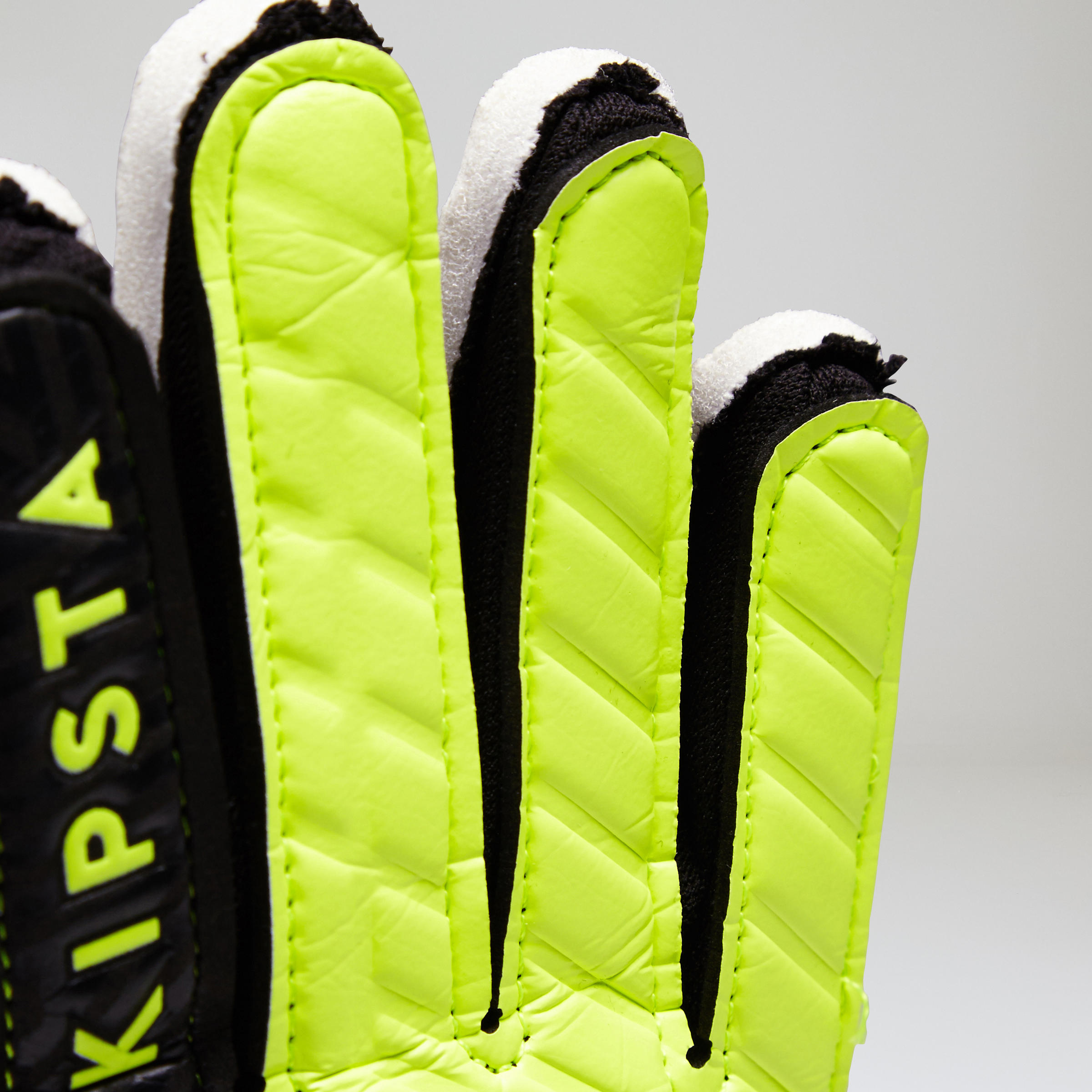 

Football Goalkeeper Gloves F100 - Black/Yellow -  By KIPSTA | Decathlon