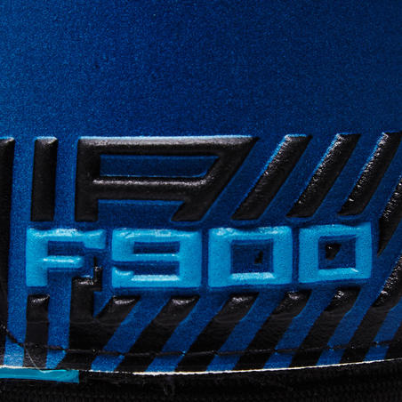 Воротарські рукавички F900 для дорослих футболістів - Сині/Жовті