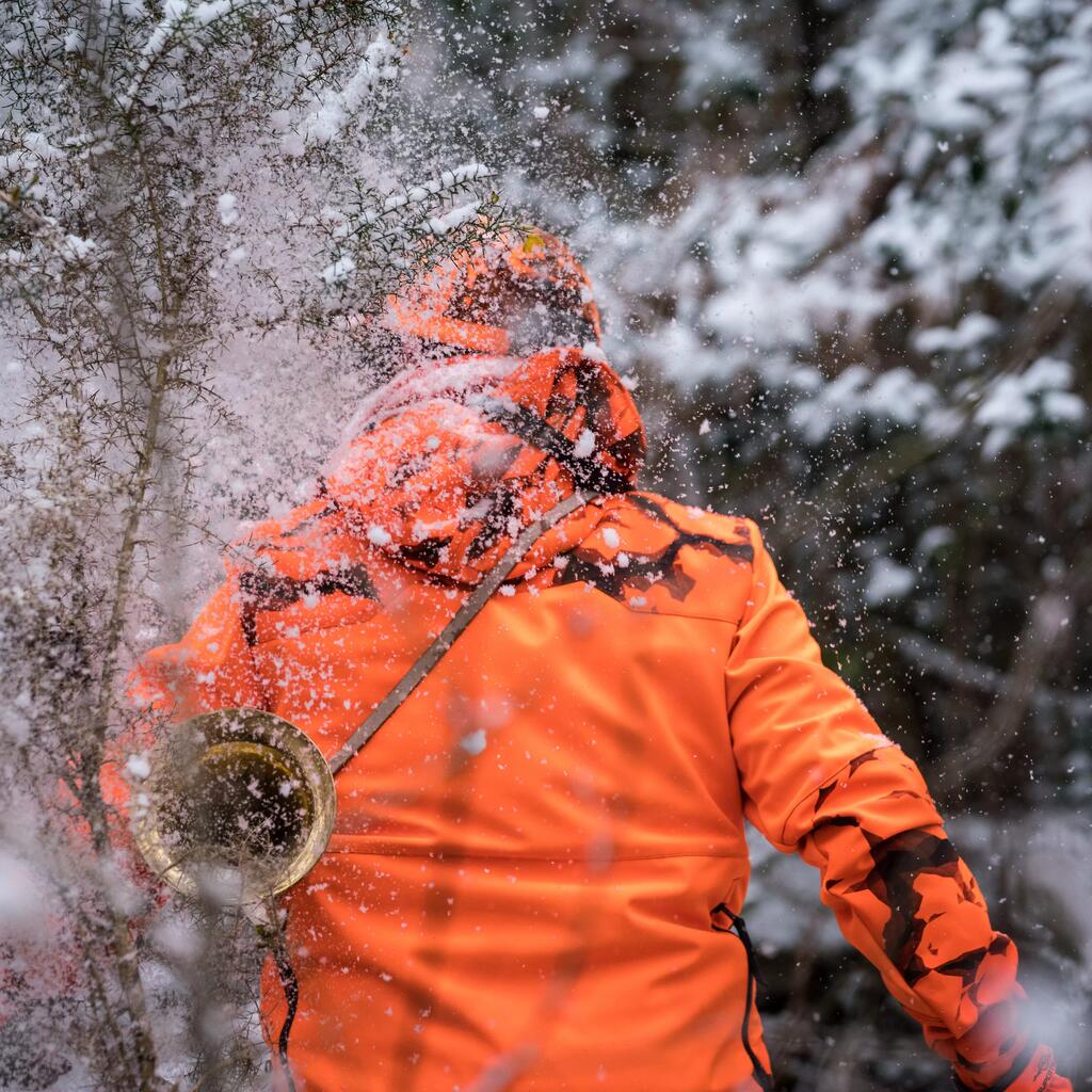 Neon-narandžasta jakna za lov SOFTSHELL 500