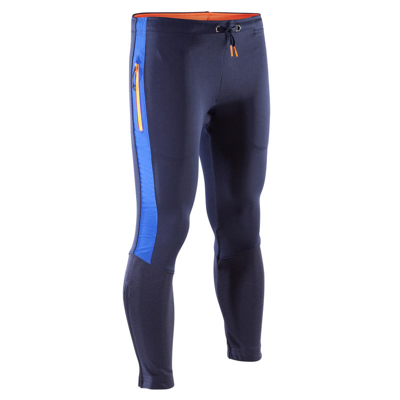 TP500 Kids' Soccer Training Bottoms - Blue/Black TP500 Kids' Soccer Training Bottoms - Blue/Black
