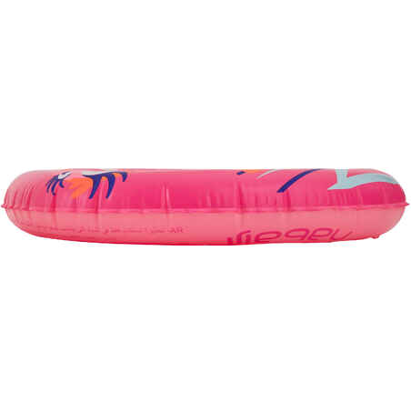 Children's inflatable swim ring 3-6 years 51 cm - Flamingo pink print