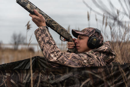 Кепка 100 для полювання на водоплавну дичину - Камуфляж очерет