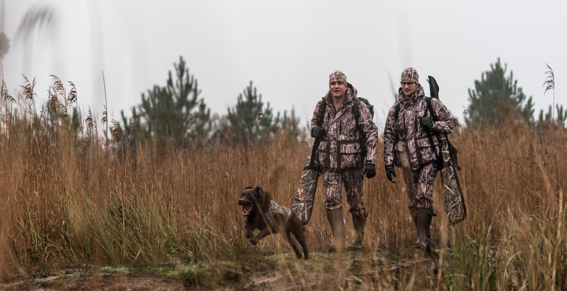 Goose hunting: properly equipped for their journey back north