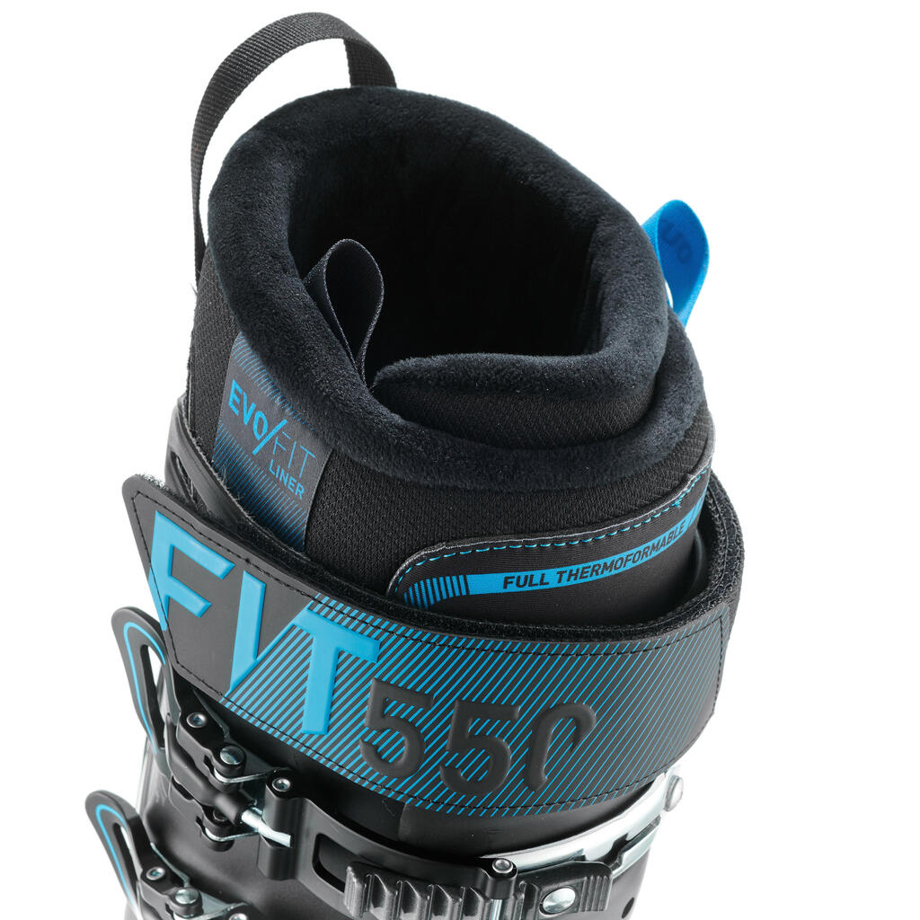 PANCERICE ZA SKIJANJE EVOFIT 550 MUŠKE - CRNE