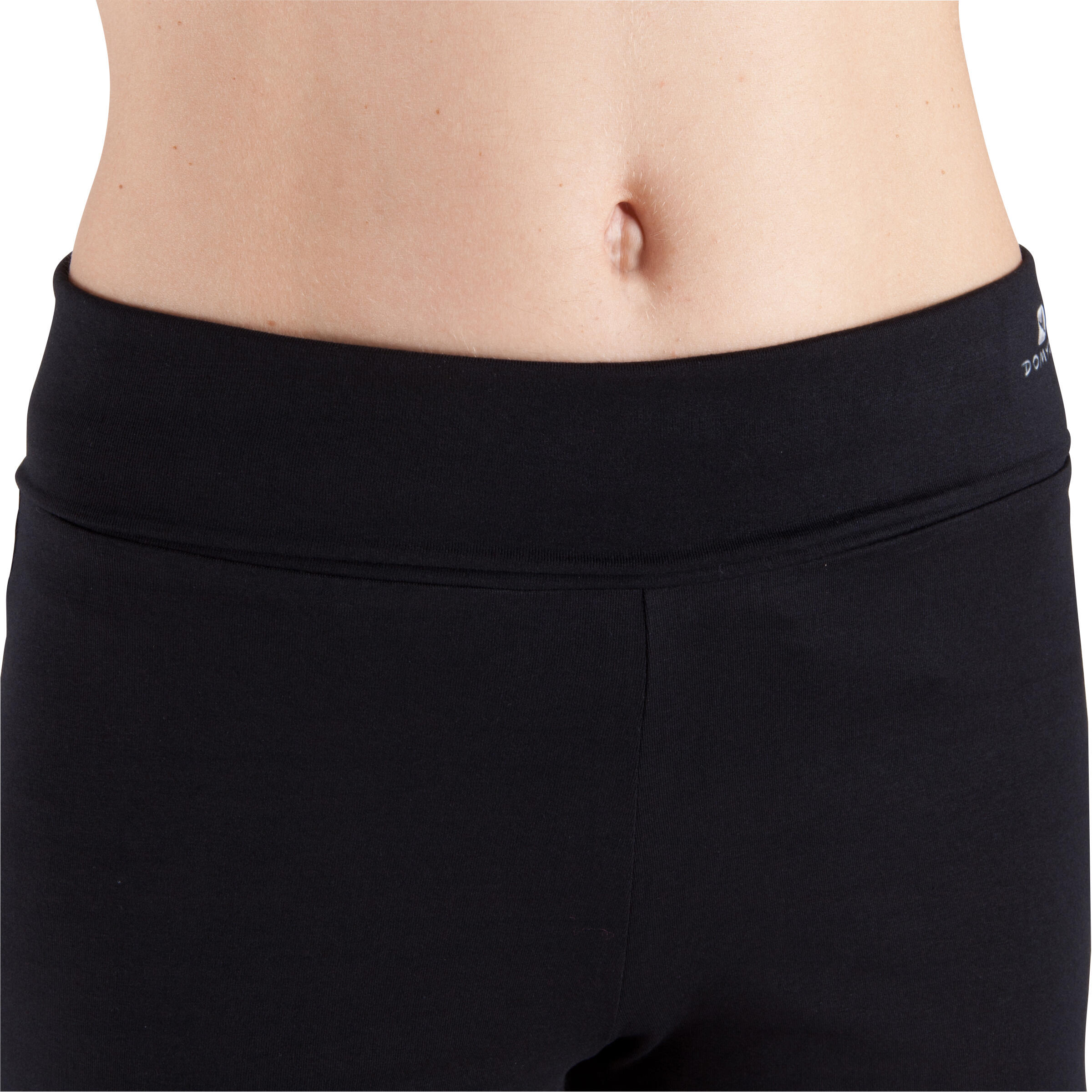 Women's Gentle Gym Yoga and Pilates Organic Cotton Shorts - Black 6/10