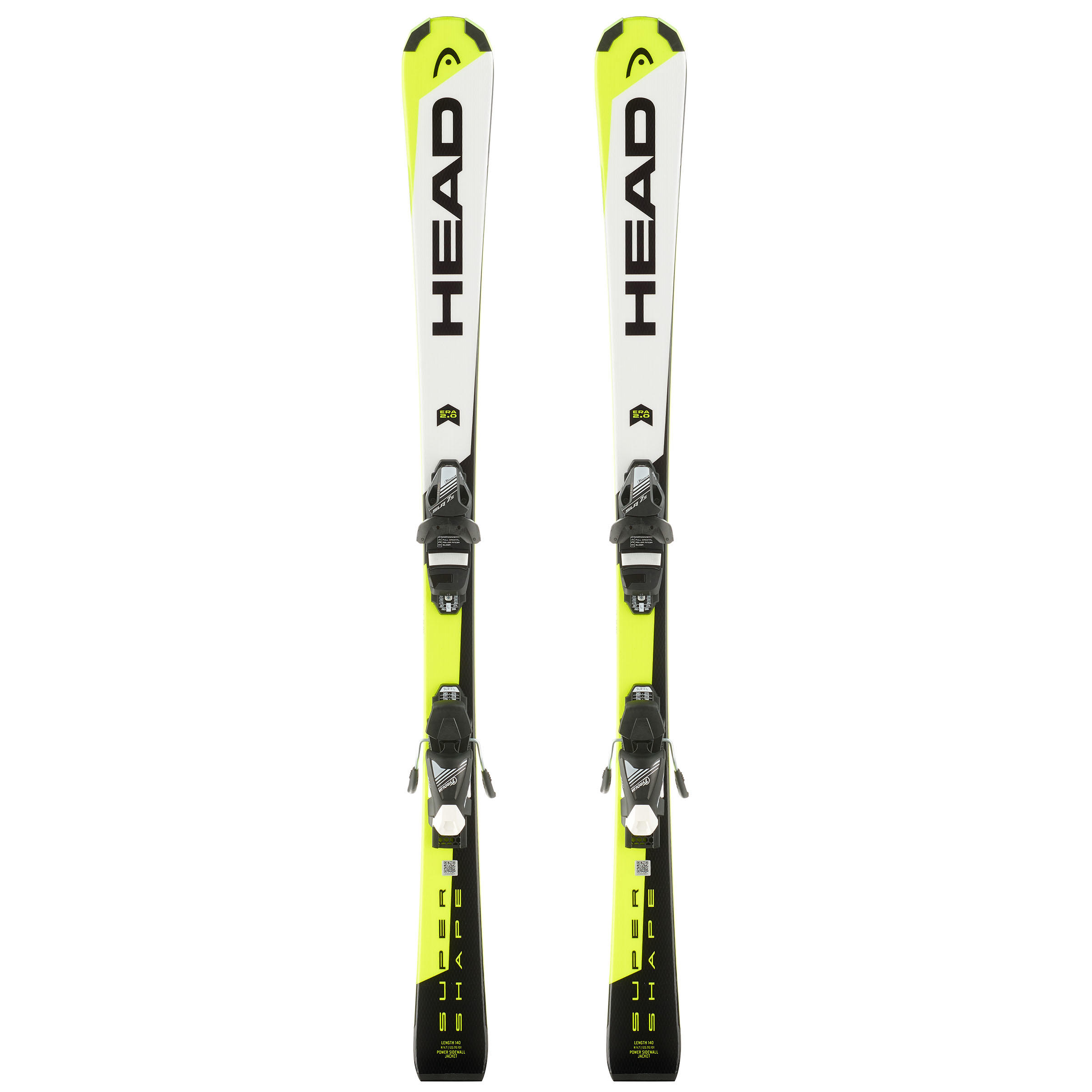 Esquís niños HEAD SUPERSHAPE SLR2 blanco/amarillo/negro Head Decathlon