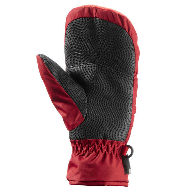 WEDZE CHILDREN'S SKI MITTENS 100 RED Decathlon