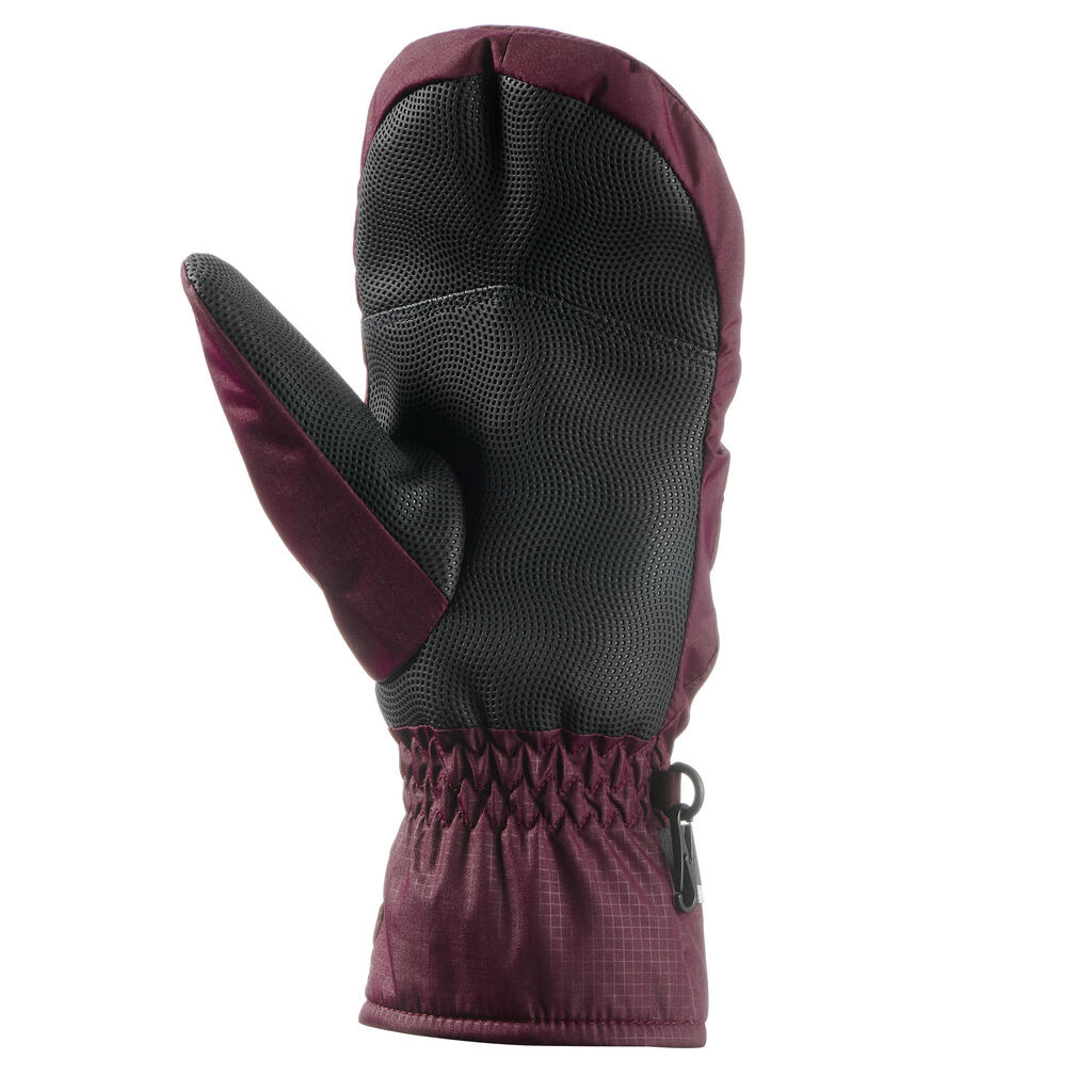 Skihandschuhe Fäustlinge 100 Erwachsene violett