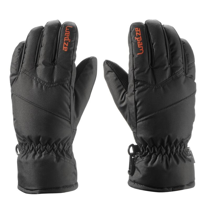 GANTS DE SKI ENFANT 100 NOIRS